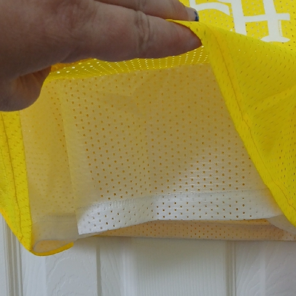 Bright Yellow Hampton Beach Net Crop Top One Size - Picture 3 of 13